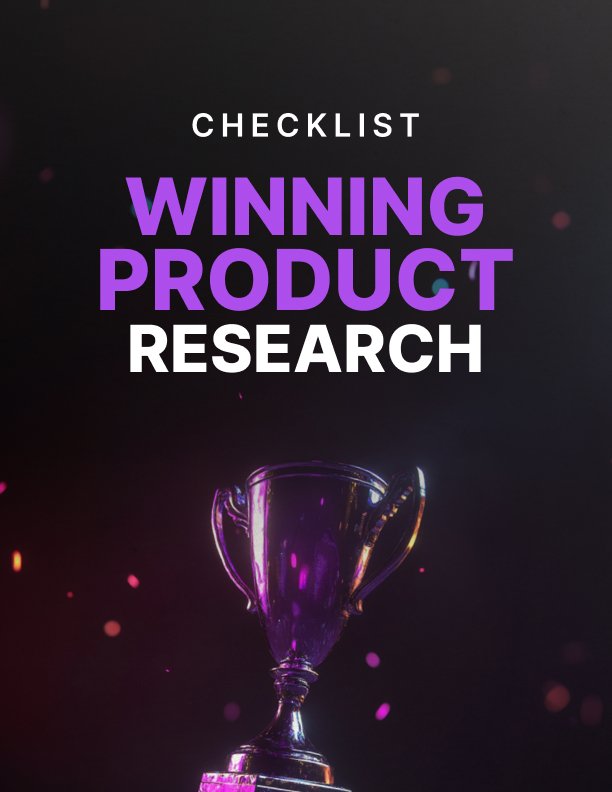 Winning Product Research Checklist